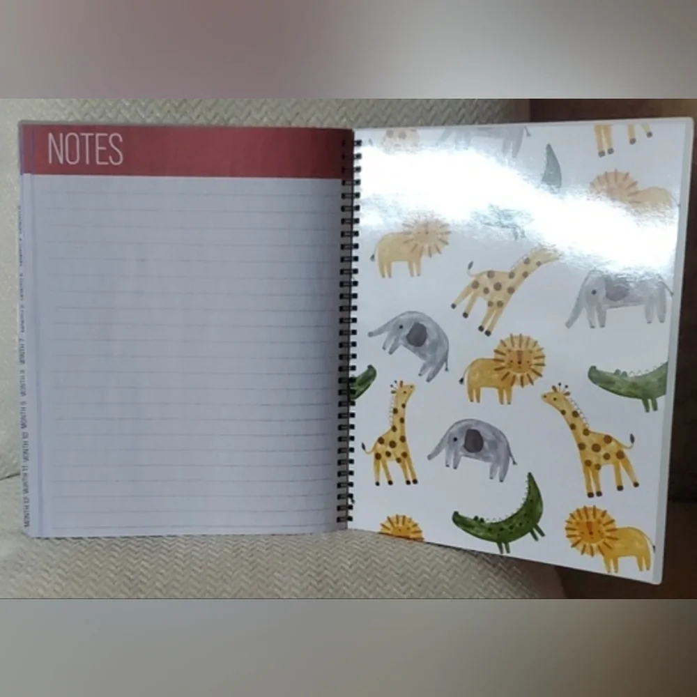 See It Bigger New Parent Planner/Animal Print Design